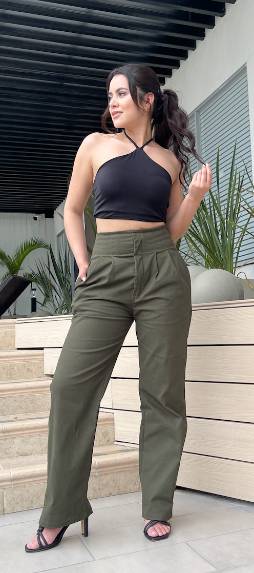 Pantalon Julie Verde