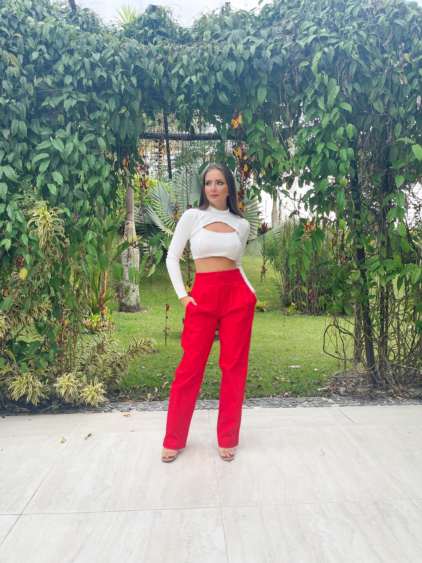 Pantalon Julie Rojo