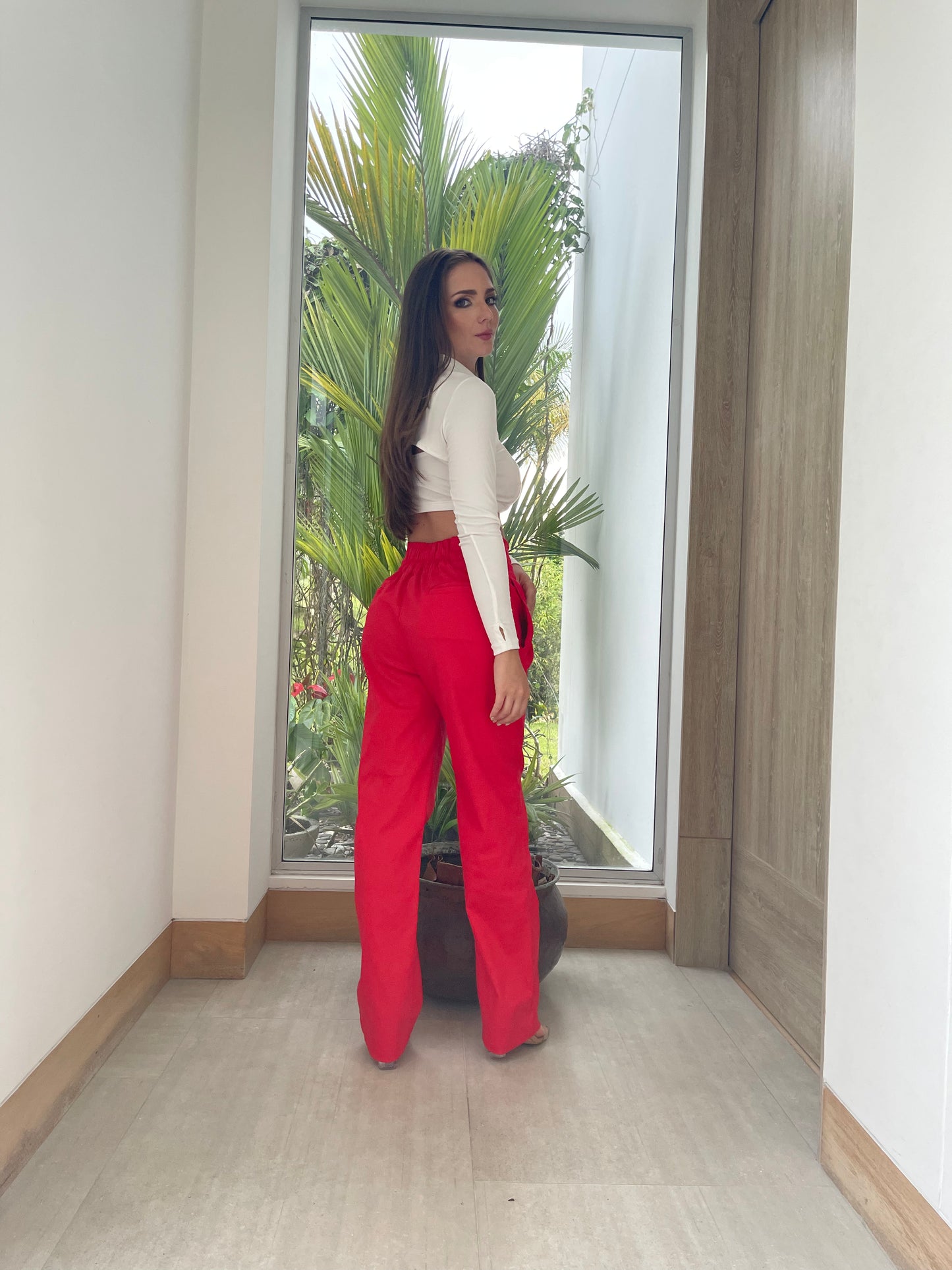 Pantalon Julie Rojo